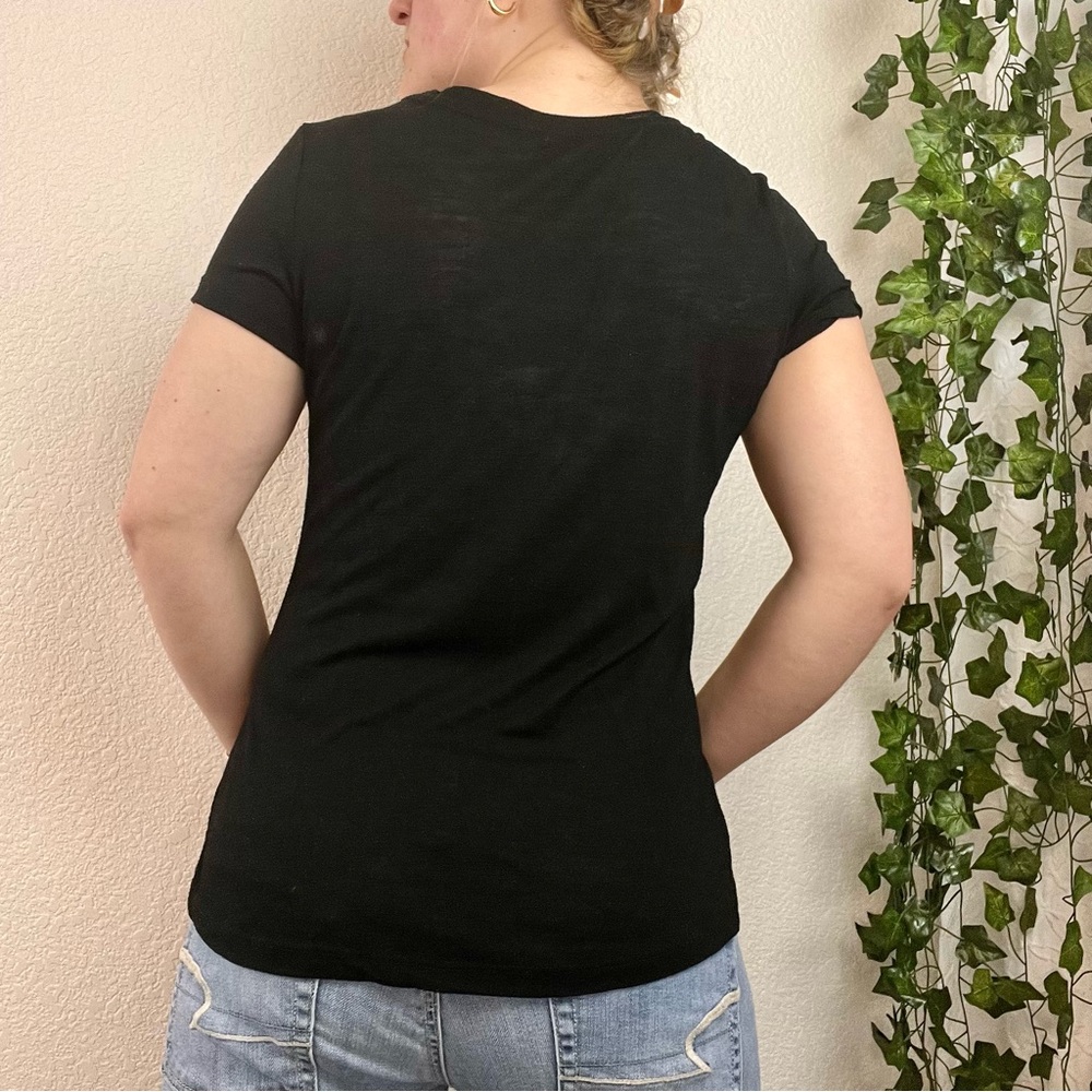 Black Lilo and Stitch Disney Tee Shirt - Picture 3 of 9